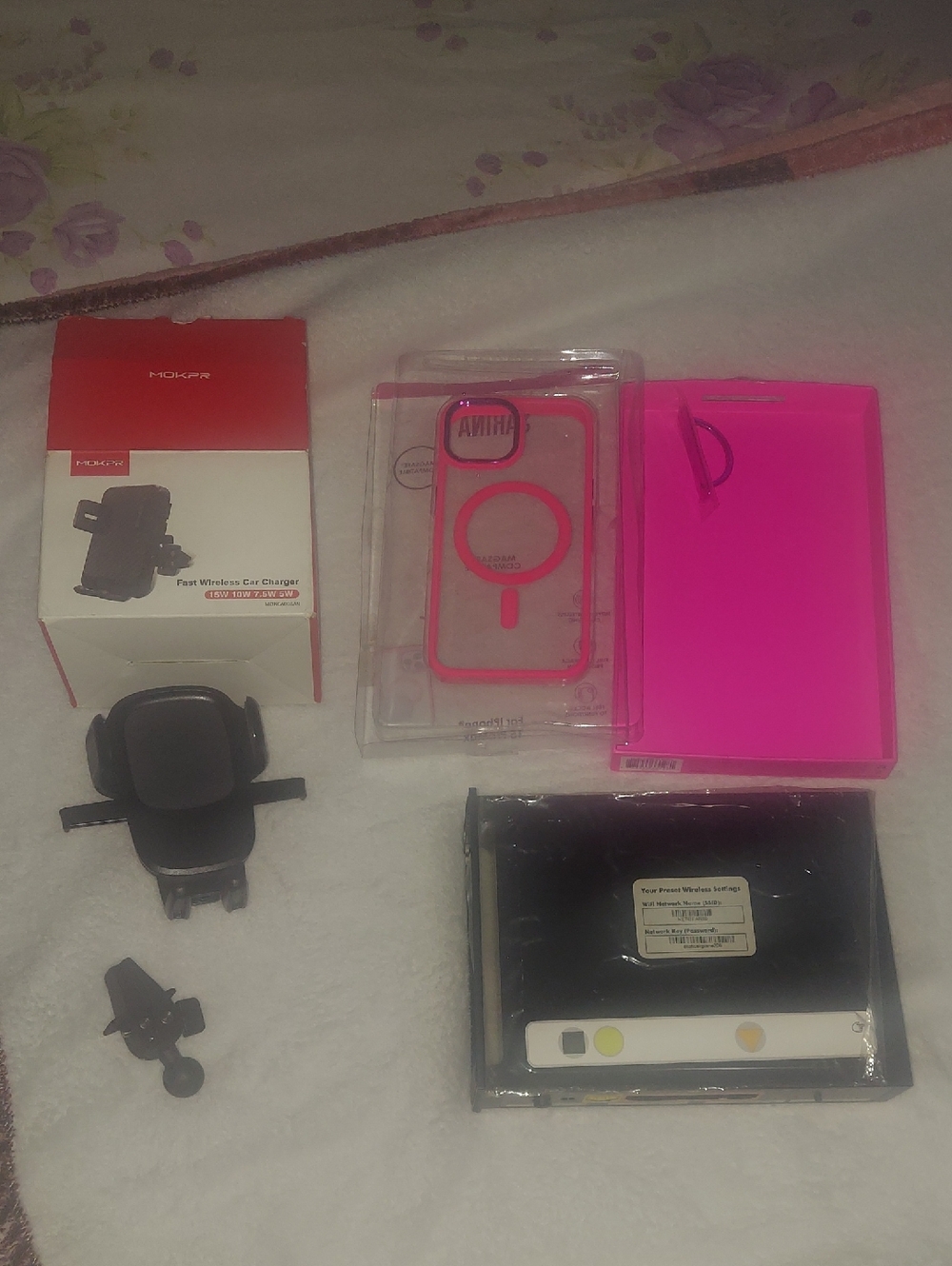 Pink Phone Case and Accessories Bundle - Pink